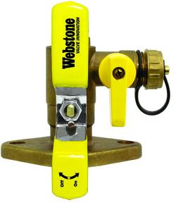 1 in. Forged Brass Uni-flange Ball Valve with Drain