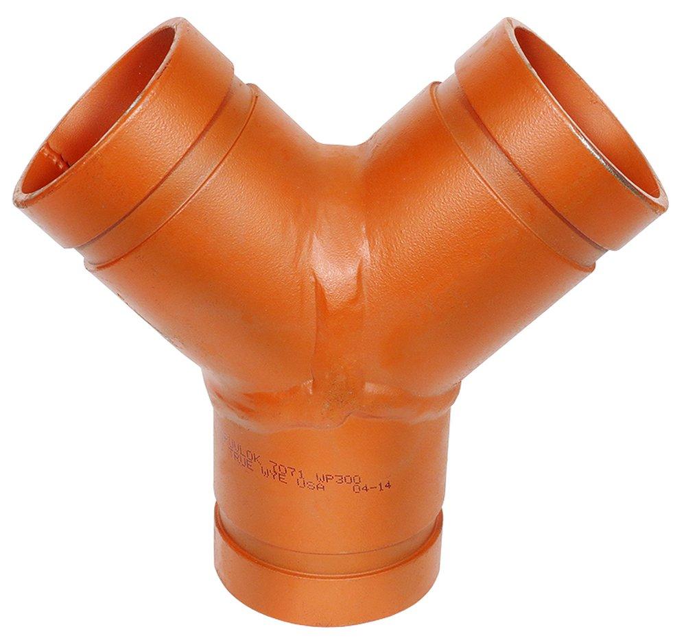 Gruvlok Painted Grooved Wye 