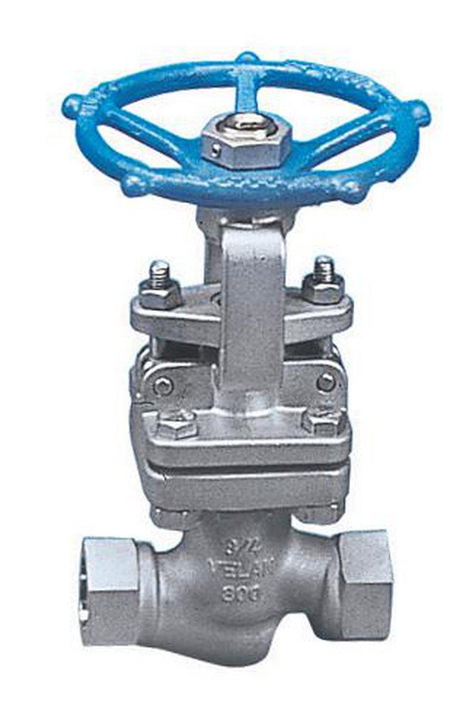 Velan Valve 800# Thrd A105 T8 Globe Valve Reduced Port Bolted Cover Forged Steel 