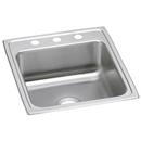 Elkay Lustrous Satin 19-1/2 x 22 in. 2 Hole Stainless Steel Single Bowl Drop-in Kitchen Sink 