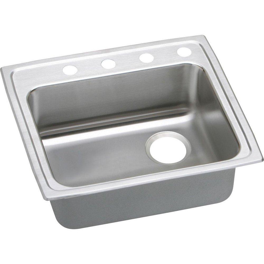 22 X 19 2 Hole Single Band Kitchen SINK *LUSTER Stainless Steel 