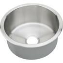 18-3/8 x 18-3/8 in. Circular Single Bowl Top Mount Sink Lustrous Highlighted Satin