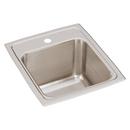 15 x 17-1/2 in. 1 Hole Stainless Steel Single Bowl Drop-in Kitchen Sink in Lustrous Satin