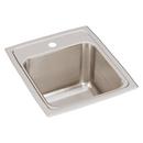 Elkay Lustrous Satin 15 x 17-1/2 in. 1 Hole Stainless Steel Single Bowl Drop-in Kitchen Sink 
