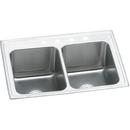 Elkay Lustertone 25X20 5H 2B SS TM KITC SINK *GOURME 