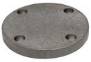 3 in. Flanged x Threaded 125# Black Cast Iron Blind Flange