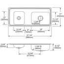 Elkay Lustrous Satin 19-1/2 x 22 in. Stainless Steel Single Bowl Drop-in Kitchen Sink in Lustrous Satin 