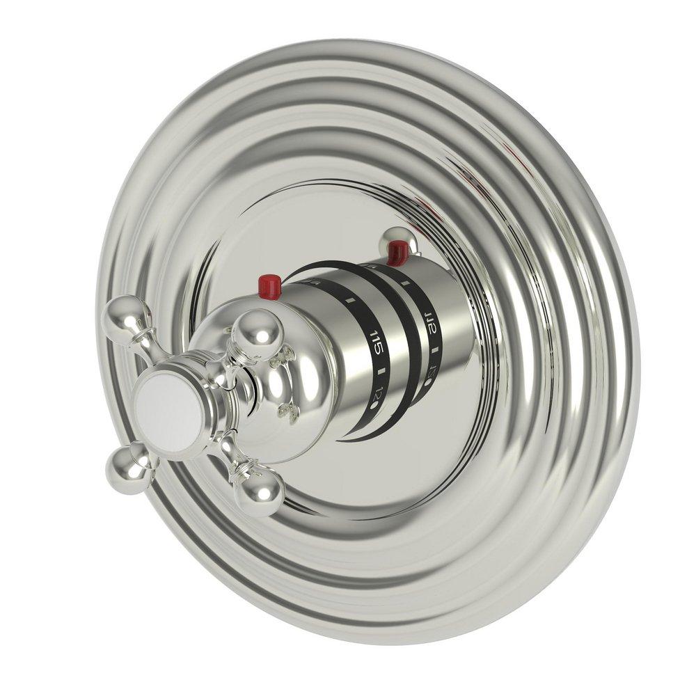 Newport Brass Polished Nickel - Natural Single Handle Bathtub & Shower Faucet (Trim Only) 