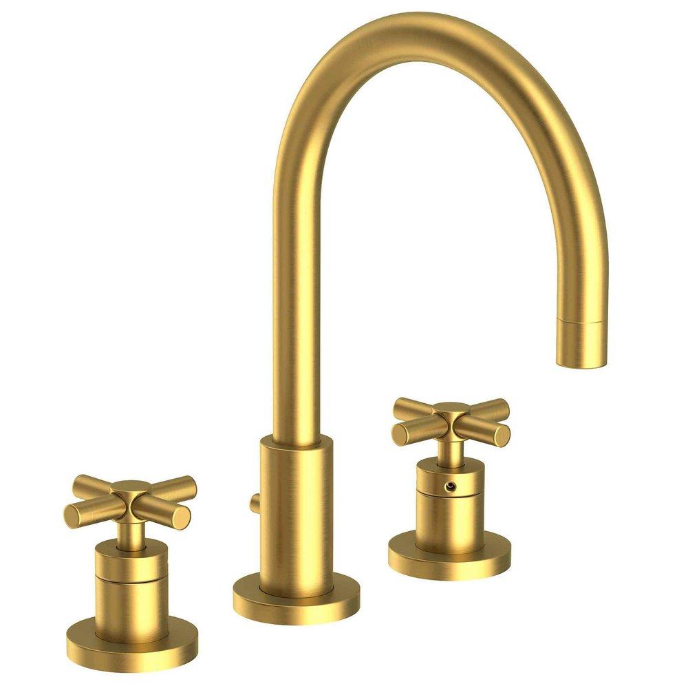 Newport Brass Satin Brass - PVD Two Handle Bathroom Sink Faucet 