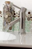 Newport Brass Polished Chrome Bathroom Sink Faucet with Single Lever Handle 