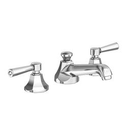 Two Handle Widespread Bathroom Sink Faucet in Polished Chrome