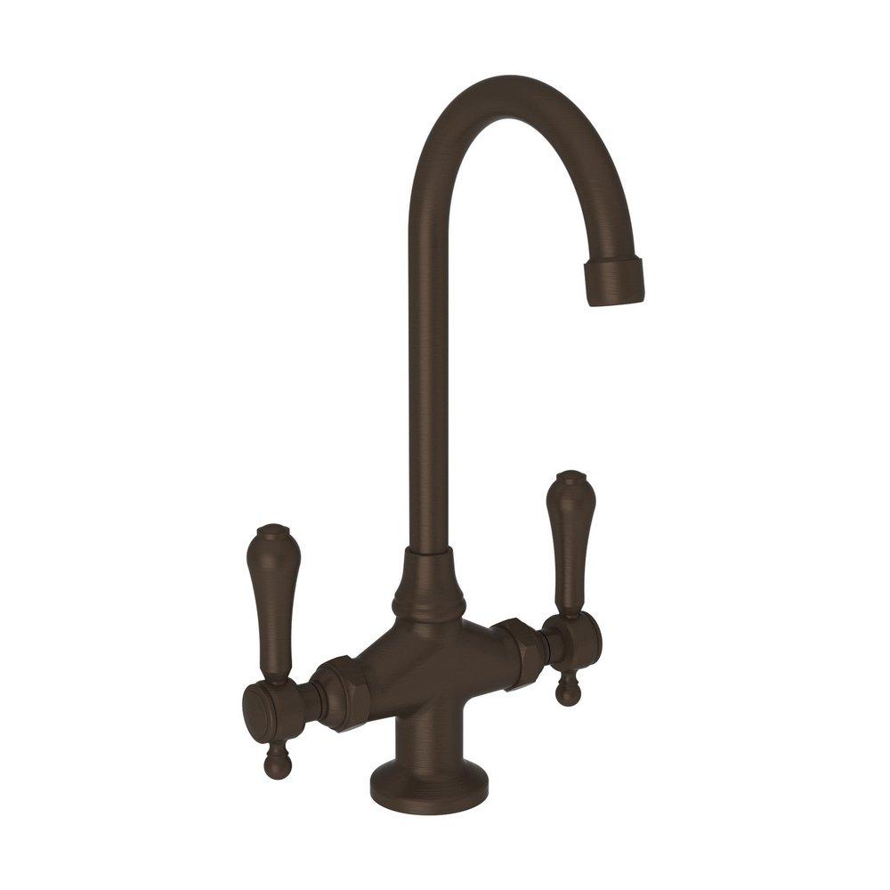 Newport Brass Weathered Copper - Living Two Lever Handle Bar Faucet 