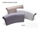 JACUZZI&reg; White Foam Pillow Curved 
