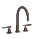 Newport Brass Oil Rubbed Bronze 3-Hole Kitchen Faucet with Double Metal Lever Handle 
