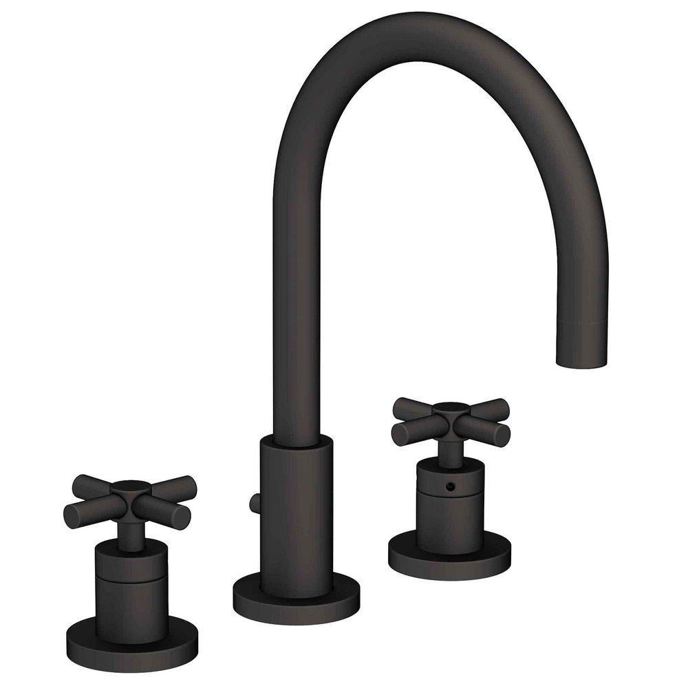 Newport Brass Flat Black Two Handle Bathroom Sink Faucet 