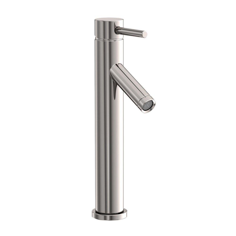 Newport Brass Polished Nickel - Natural 1.5 gpm 1-Hole Vessel Fillers Lavatory Faucet with Single Lever Handle 