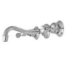 Newport Brass Polished Nickel - Natural Two Handle Widespread Bathroom Sink Faucet 