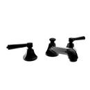Newport Brass Gloss Black Two Handle Widespread Bathroom Sink Faucet 