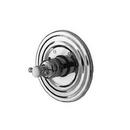 Newport Brass Polished Nickel - Natural Round Thermostatic Trim Plate with Single Lever Handle 