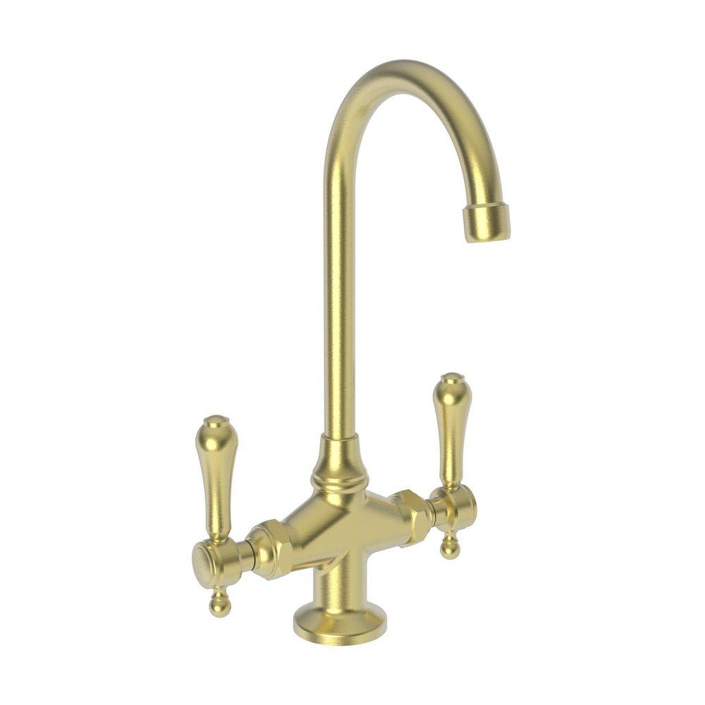 Newport Brass Satin Brass - PVD Two Lever Handle Bar Faucet 