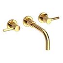 Newport Brass Uncoated Polished Brass - Living Two Handle Widespread Bathroom Sink Faucet 