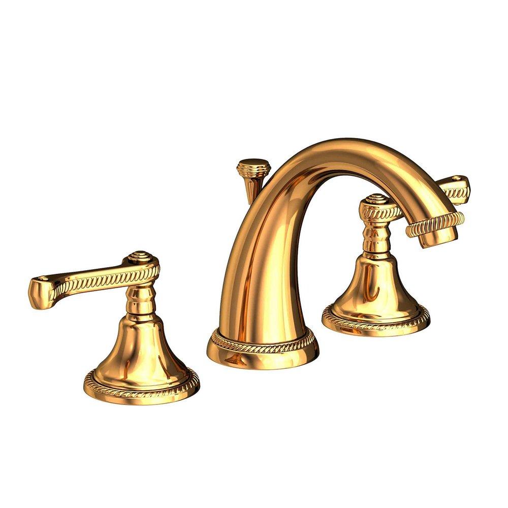 Newport Brass Polished Gold - PVD Two Handle Widespread Bathroom Sink Faucet 