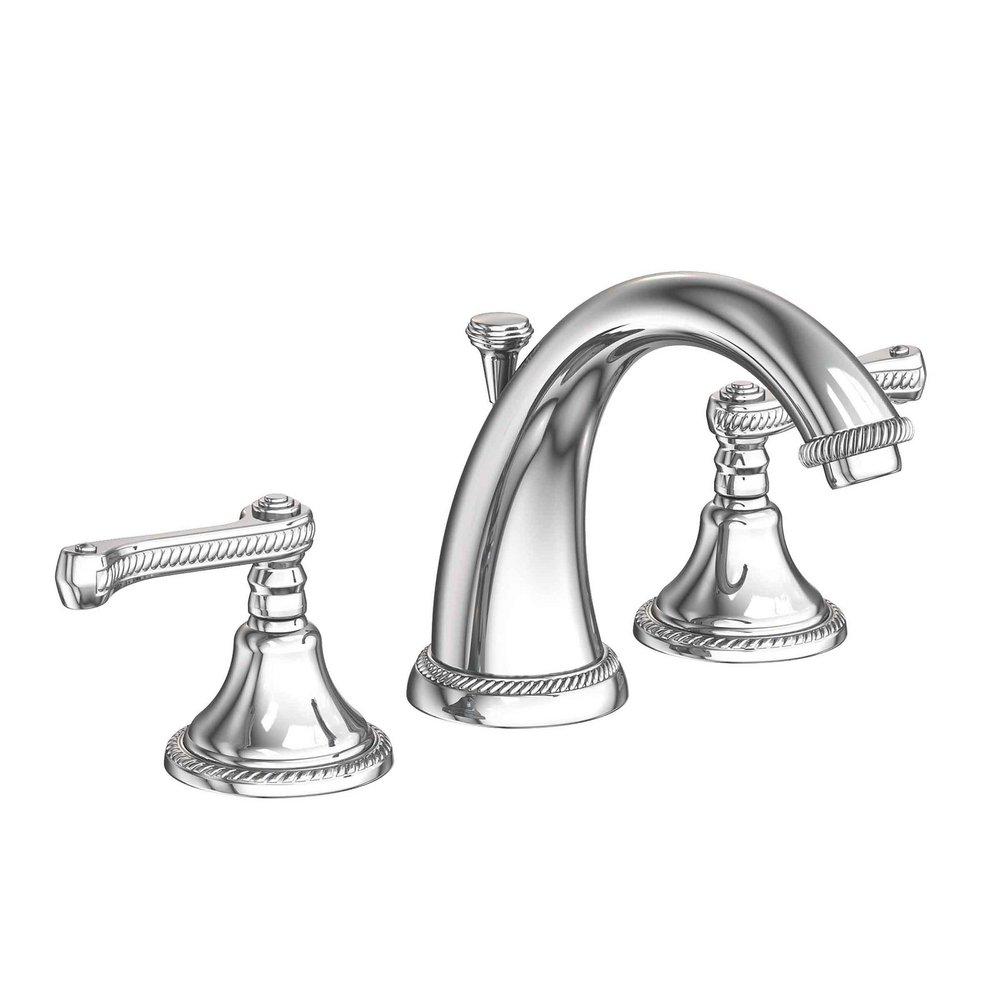 Newport Brass Polished Chrome Two Handle Widespread Bathroom Sink Faucet 