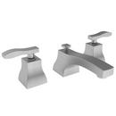 1.2 gpm 3-Hole Widespread Lavatory Faucet with Double Lever Handle in Satin Nickel - PVD