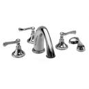 Newport Brass Polished Chrome Three Handle Roman Tub Faucet Trim Only 
