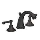Newport Brass Flat Black Two Handle Widespread Bathroom Sink Faucet 