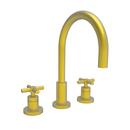 Two Handle Bathroom Sink Faucet in Satin Gold - PVD
