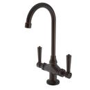 Newport Brass English Bronze Bar or Prep Faucet with Double Lever Handle 
