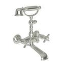 Newport Brass Polished Nickel - Natural Two Handle Wall Mount Filler 