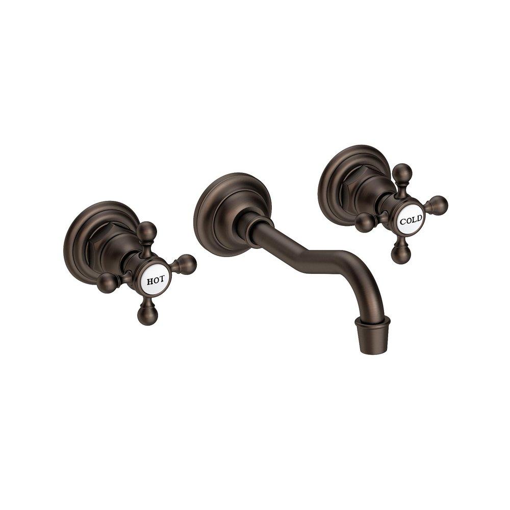 Newport Brass English Bronze Two Handle Widespread Bathroom Sink Faucet 