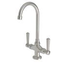 Newport Brass Satin Nickel - PVD Bar or Prep Faucet with Double Lever Handle 