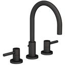 Newport Brass Flat Black Two Handle Widespread Bathroom Sink Faucet 