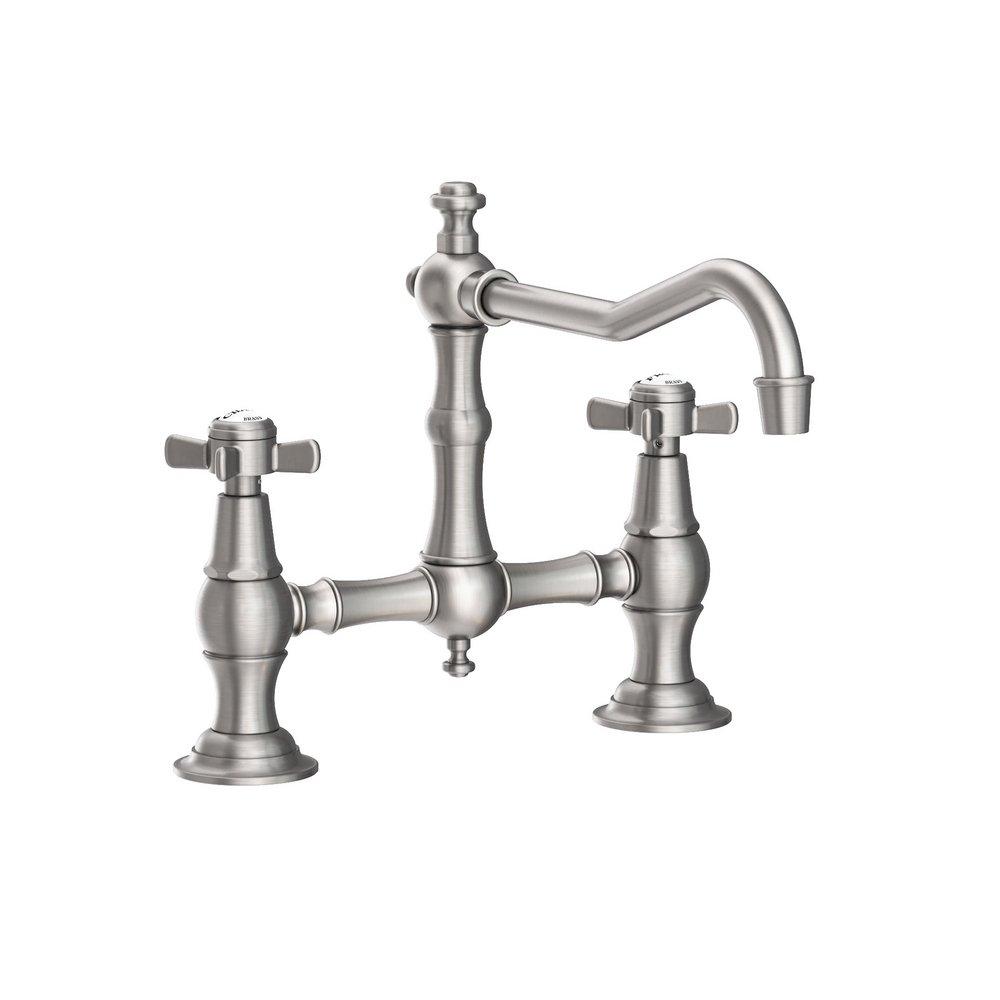 Newport Brass Stainless Steel - PVD Bridge Kitchen Faucet 