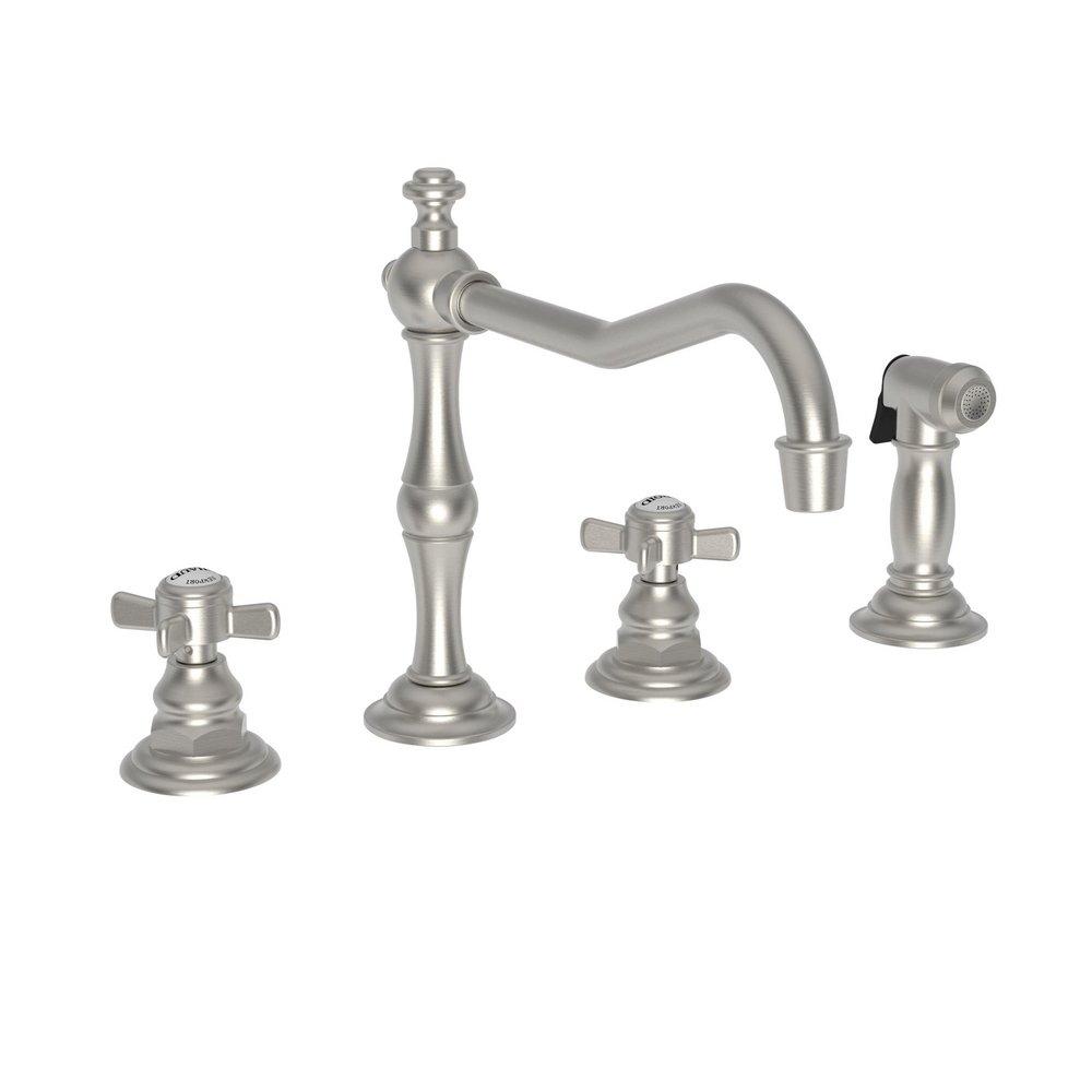 Newport Brass Satin Nickel Two Handle Kitchen Faucet 