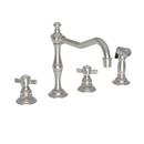 Newport Brass Satin Nickel Two Handle Kitchen Faucet 