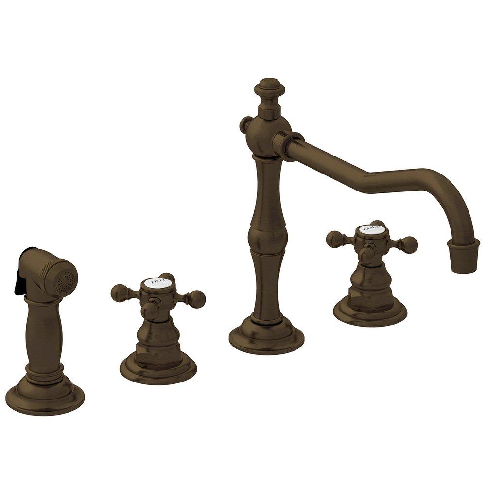 Newport Brass English Bronze Two Handle Kitchen Faucet 