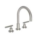 Two Handle Kitchen Faucet with Side Spray in Satin Nickel - PVD