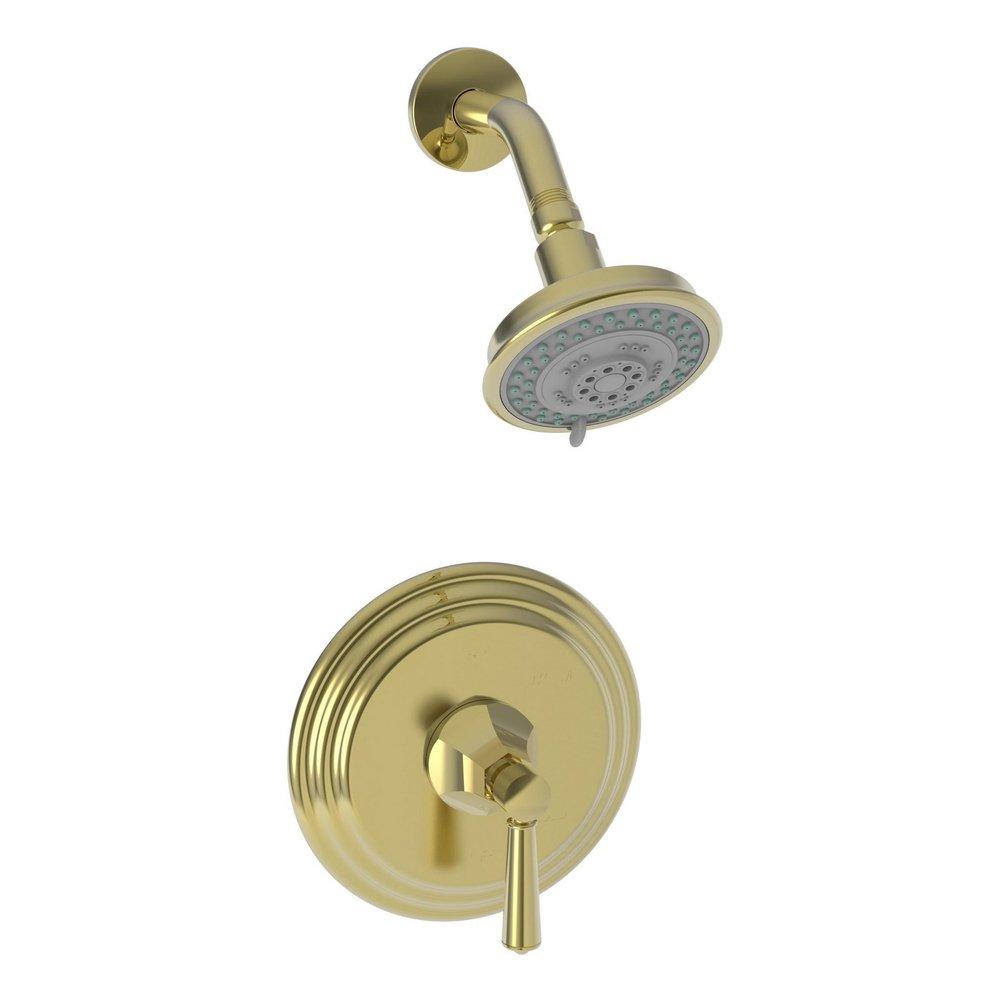 Newport Brass Uncoated Polished Brass - Living Single Handle Single Shower Faucet Trim Only 