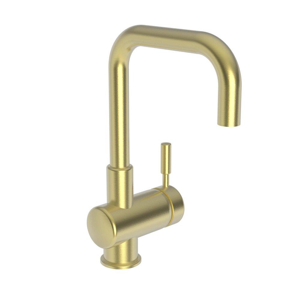 Newport Brass Satin Brass - PVD Single Handle Lever Bar Faucet 