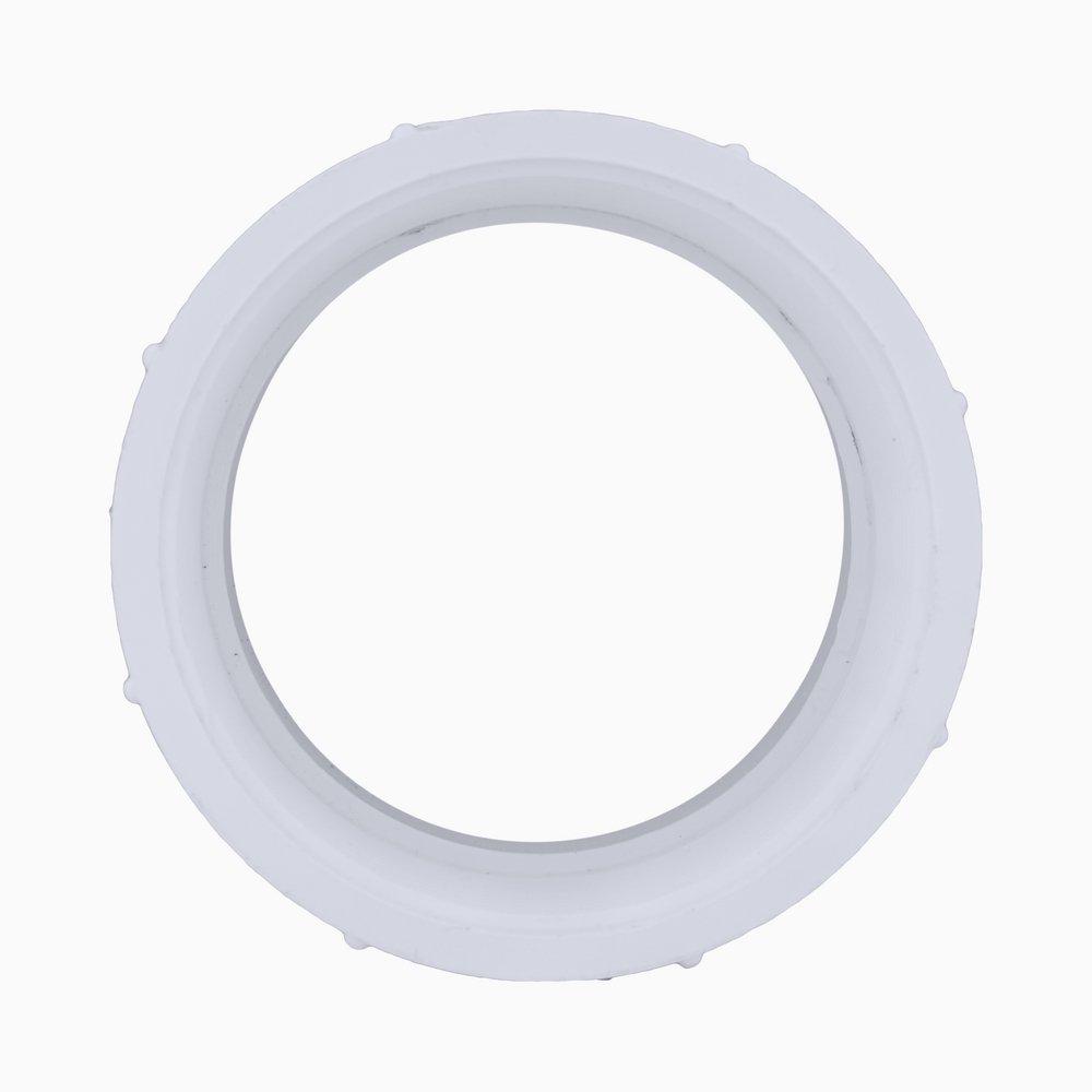 White PVC DWV Fitting Cleanout (Without Plug) 