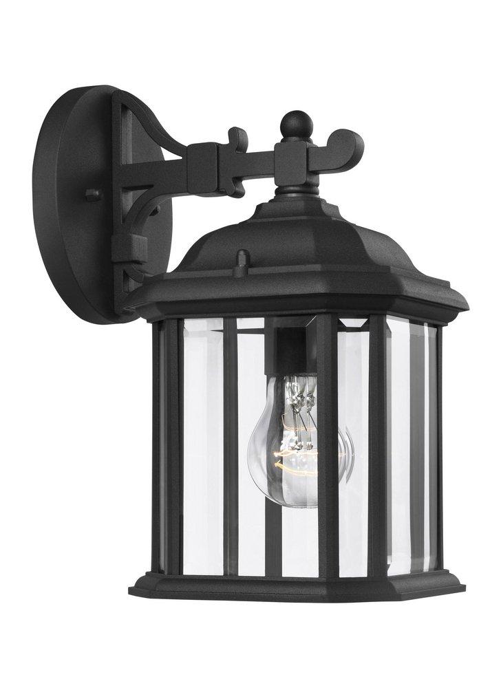 Visual Comfort & Co. Generation Lighting Black 1-Light Outdoor Wall Lantern 