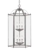 Seagull Lighting Brushed Nickel 60 W 6-Light Candelabra Pendant 