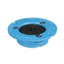 4 x 2 in. Cast Iron Closet Flange with Test Cap Blue