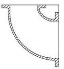 12x6 di 125# flg p-401 90 bend 