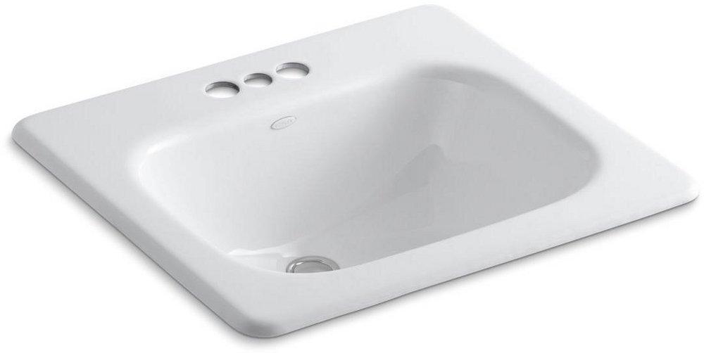 KOHLER White Drop-in Basin 
