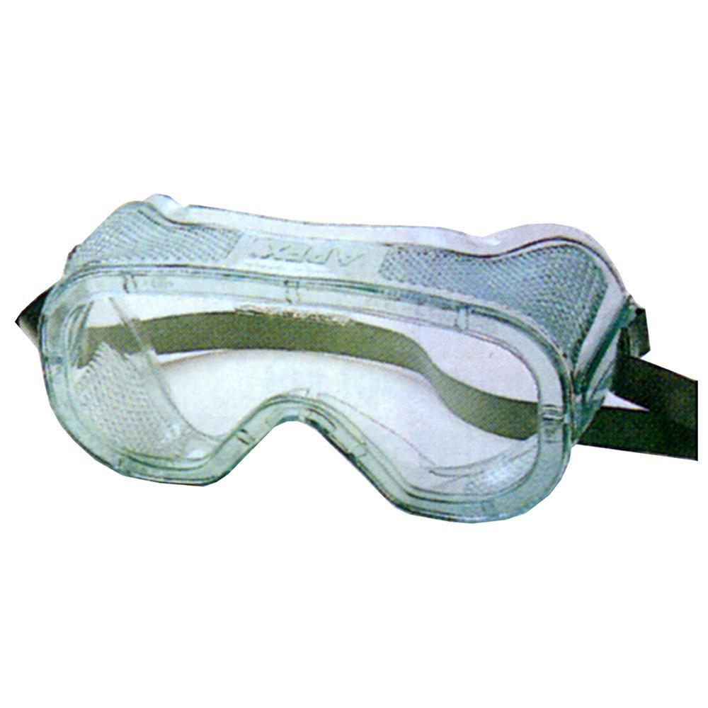 Jones Stephens Clear Safety Goggles with Clear Frame and Lens 